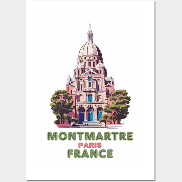 Montmatre Paris France Wall Art by Papilio Art